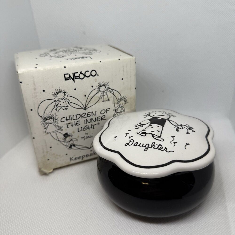 ENESCO Children of the Inner Daughter TRINKET JEWELRY BOX New In Box
